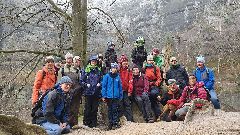 Gruppenfoto Winterwanderung 2020