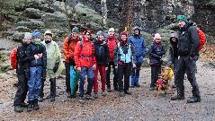 Winterwanderung 2022 Kleinhennersdorfer Stein